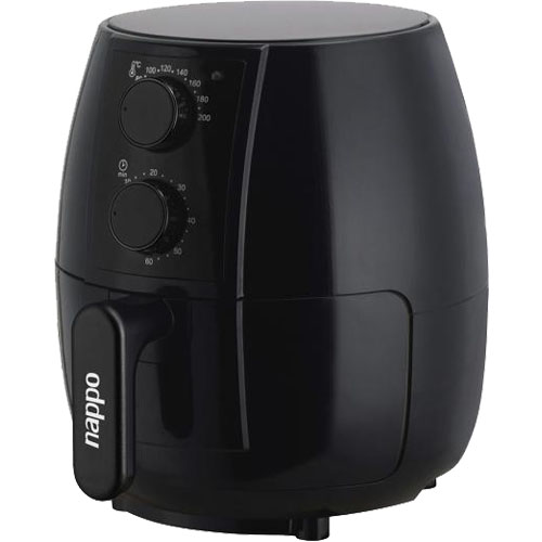 Freidora Eléctrica Nappo NEF-145N 3,2L 1000W Negro