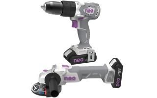 Taladro Atornillador a Batería + Amoladora Neo 20V 2bat Taladro Atornillador a Batería + Amoladora Neo 20V 2bat