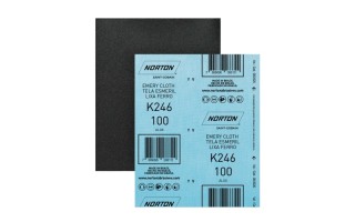 Lija Tela Esmeril Norton K246 225x275mm Grano 100 x25u