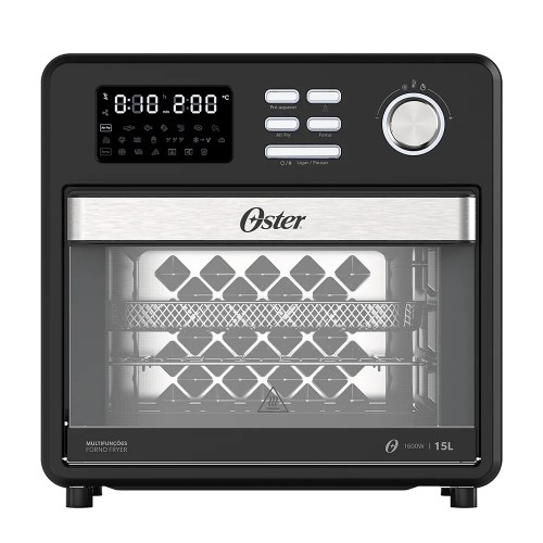 Horno y Freidora Eléctrica Oster OFOR160 15L 1600W 10en1