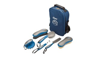 Peines y Cepillos para Caballos Oster 7pzs Azul Peines y Cepillos para Caballos Oster 7pzs Azul