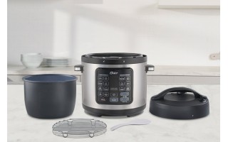 Olla a Presión Eléctrica Oster CKSTPCECT57DF 5,7L 1400W Olla a Presión Eléctrica Oster CKSTPCECT57DF 5,7L 1400W