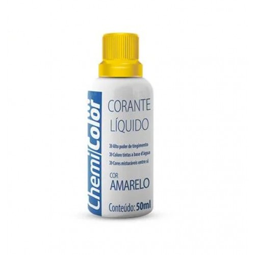 Pintura Colorante Líquido Chemi Color 680468 50ml Amarillo