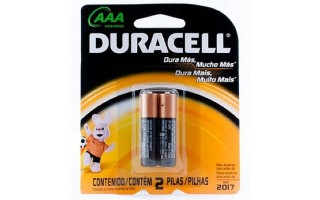 Pilas Duracell MN2400 Alcalinas AAA LR03 x2u Pilas Duracell MN2400 Alcalinas AAA LR03 x2u