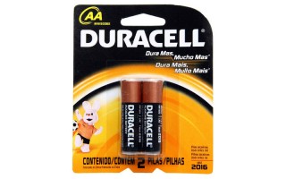 Pilas Duracell MN1500 Alcalinas AA LR6 x2u Pilas Duracell MN1500 Alcalinas AA LR6 x2u
