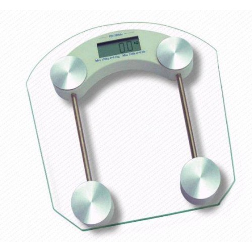 Balanza de Baño Suprema Digital Cuadrada 180kg Vidrio