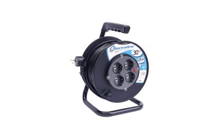 Cable Prolongador Molveno 49223 Schuko 30m con Enrollador Cable Prolongador Molveno 49223 Schuko 30m con Enrollador