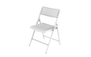 Silla Plegable NewStorm Aiden Plástico y Metal Blanco Silla Plegable NewStorm Aiden Plástico y Metal Blanco