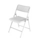 Silla Plegable NewStorm Aiden Plástico y Metal Blanco