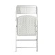 Silla Plegable NewStorm Aiden Plástico y Metal Blanco