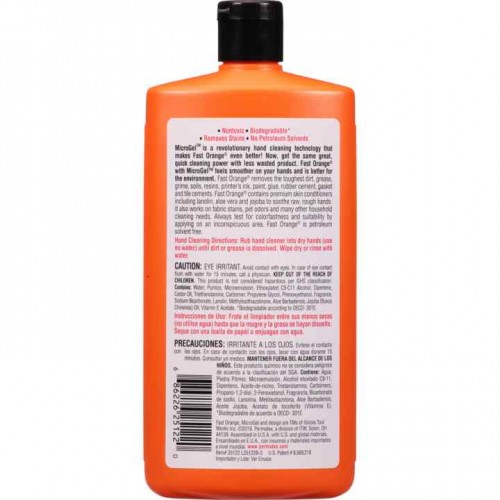 Limpiador de Manos Permatex Fast Orange 443ml