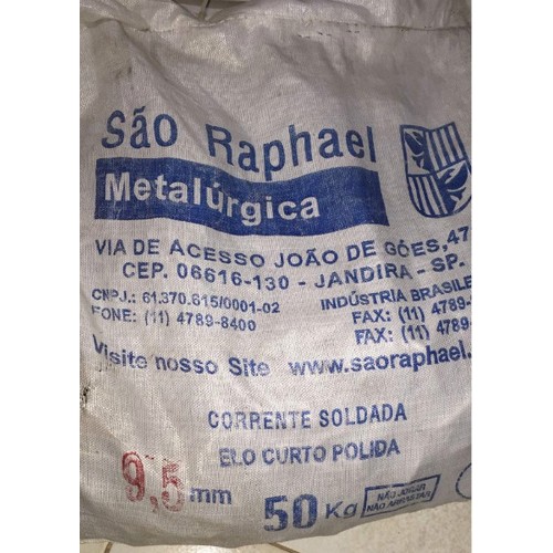 Cadena Eslabon Corto Sao Raphael Pulida 9,5mm 50kg