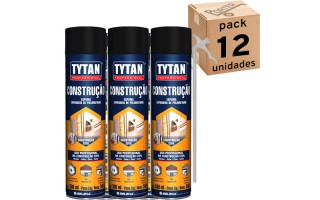 Espuma de Poliuretano Tytan 40281 Construcción 500ml x12u Espuma de Poliuretano Tytan 40281 Construcción 500ml x12u