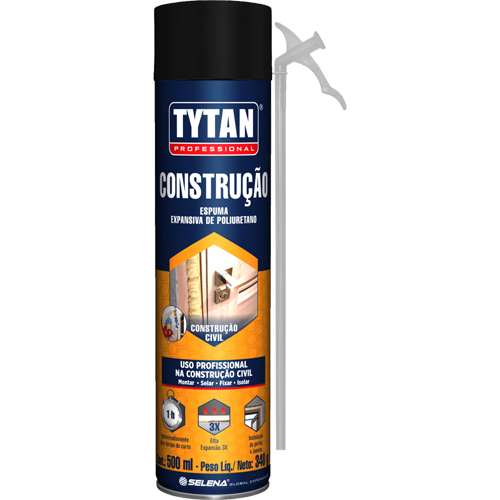 Espuma de Poliuretano Tytan 40281 Construcción 500ml