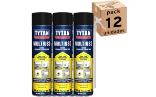 Espuma de Poliuretano Tytan 40279 Multiuso 500ml 320g x12u Espuma de Poliuretano Tytan 40279 Multiuso 500ml 320g x12u