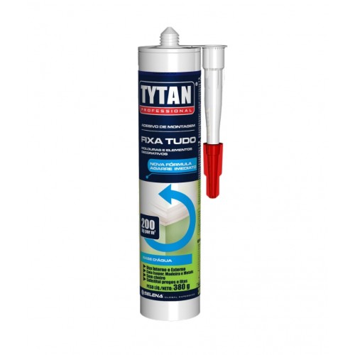 Adhesivo de Montaje Tytan Fixa Tudo 40922 380ml Blanco