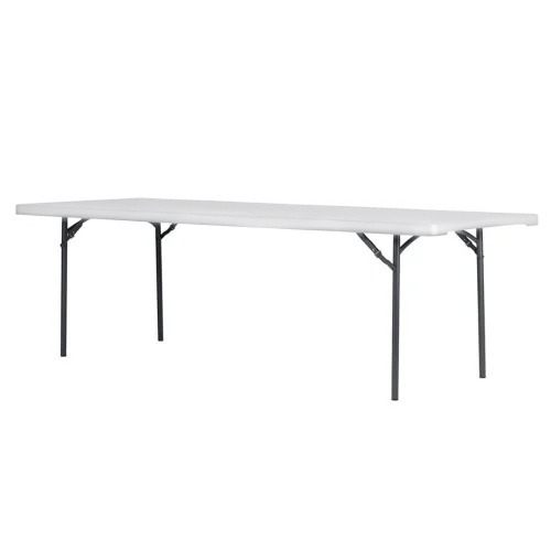 Mesa Plegable Zown Plástico/Metal 150x75cm Rectangular