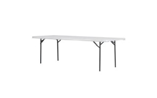 Mesa Plegable Zown Plástico/Metal 240x90cm Rectangular Mesa Plegable Zown Plástico/Metal 240x90cm Rectangular
