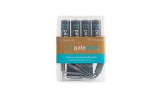Pilas Recargables Pale Blue AA USB-C x4u con Cable Pilas Recargables Pale Blue AA USB-C x4u con Cable