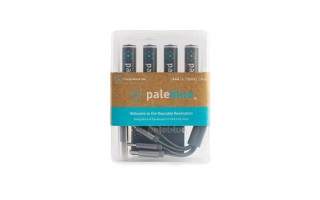 Pilas Recargables Pale Blue AAA USB-C x4u con Cable Pilas Recargables Pale Blue AAA USB-C x4u con Cable