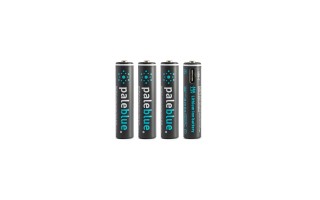 Pilas Recargables Pale Blue AAA USB-C x4u con Cable Pilas Recargables Pale Blue AAA USB-C x4u con Cable