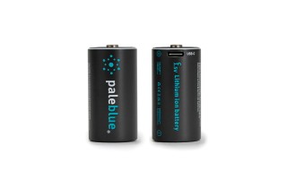Pilas Recargables Pale Blue C USB-C x2u con Cable Pilas Recargables Pale Blue C USB-C x2u con Cable