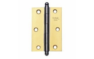 Bisagra Papaiz 1300-1pr 3" Acero Negro Liviana