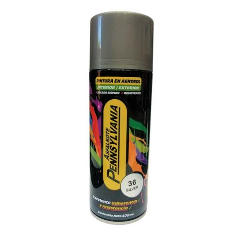 Pintura en Aerosol Pennsylvania 400ml Plata