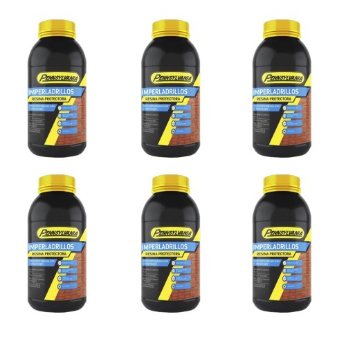 Impermeabilizante para Ladrillos y Tejas Pennsylvania 1L x6u Impermeabilizante para Ladrillos y Tejas Pennsylvania 1L x6u