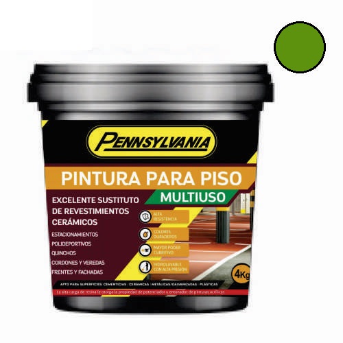 Pintura para Pisos Multiuso Pennsylvania Verde Manzana 20kg