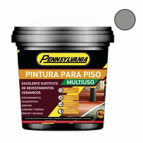 Pintura para Pisos Multiuso Pennsylvania Gris 1kg