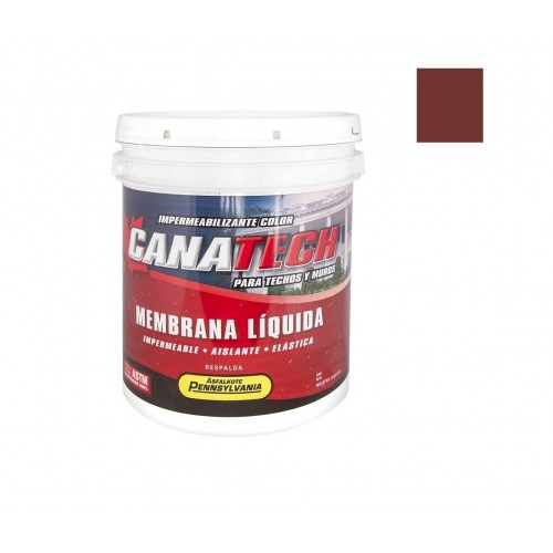 Membrana Liquida CanaTech sin Fibra 1kg Rojo