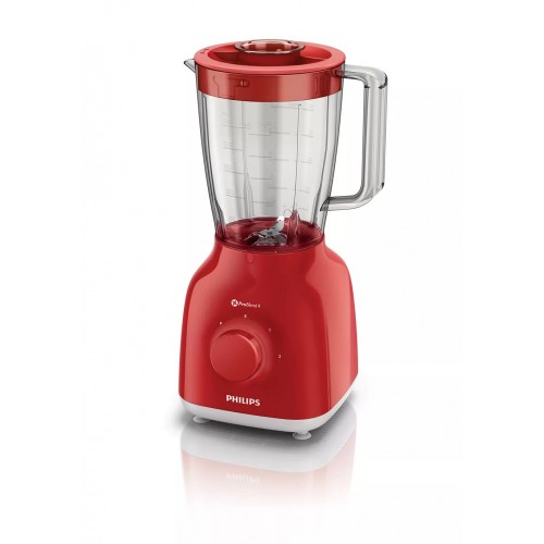 Licuadora Philips HR2105 Jarra Vidrio 1,5L 400W Rojo