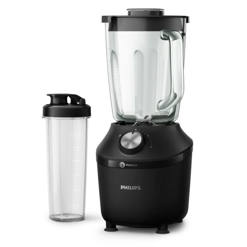 Licuadora Philips ProBlend HR2291 2L 600W 2Vel. Negro