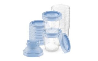 Vasos para Leche Materna Philips Avent SCF618 180ml x10u Vasos para Leche Materna Philips Avent SCF618 180ml x10u
