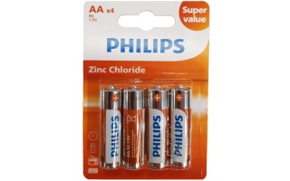 Pilas Philips AA R6 x4u Pilas Philips AA R6 x4u