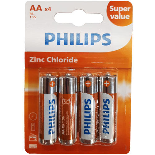 Pilas Philips AA R6 x4u