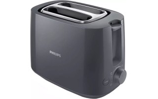 Tostadora Philips HD2581/10 2 Panes 830W Gris Tostadora Philips HD2581/10 2 Panes 830W Gris