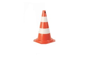 Cono Precaucion Plastcor 50cm Naranja Blanco Cono Precaucion Plastcor 50cm Naranja Blanco