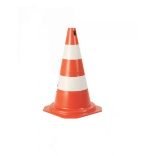 Cono Precaucion Plastcor 50cm Naranja Blanco