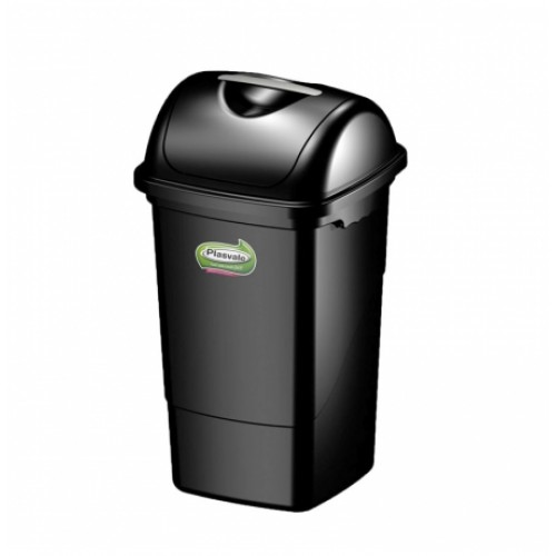 Basurero de Reciclaje Plasvale 1243 30L Negro