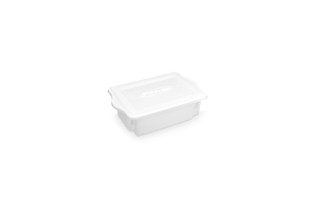 Caja Bandeja con Tapa Plasvale Plastico 15L Blanco