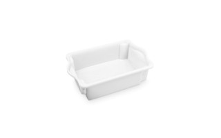 Caja Bandeja sin Tapa Plasvale Plastico 10L Blanco