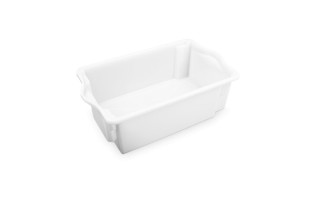 Caja Bandeja sin Tapa Plasvale Plastico 24,5L Blanco