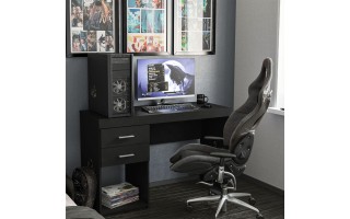 Escritorio Politorno Malta 1171 75x46x12cm Negro Escritorio Politorno Malta 1171 75x46x12cm Negro