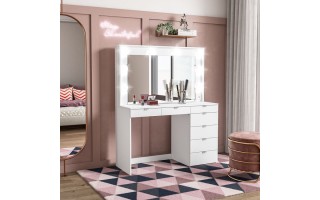 Tocador Politorno Las Vegas 160212 147x120x46cm Blanco