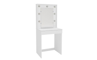 Tocador Politorno Lavinia 160225 147x63x46cm Blanco +Silla Tocador Politorno Lavinia 160225 147x63x46cm Blanco +Silla