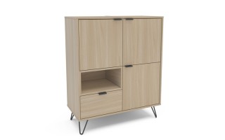 Aparador Politorno Cayman 170697 108x90x40cm Beige Aparador Politorno Cayman 170697 108x90x40cm Beige