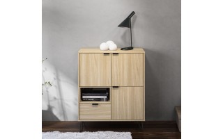 Aparador Politorno Cayman 170697 108x90x40cm Beige Aparador Politorno Cayman 170697 108x90x40cm Beige