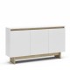 Aparador Politorno Los Ángeles 180798 135x75x29cm Blanco Aparador Politorno Los Ángeles 180798 135x75x29cm Blanco
